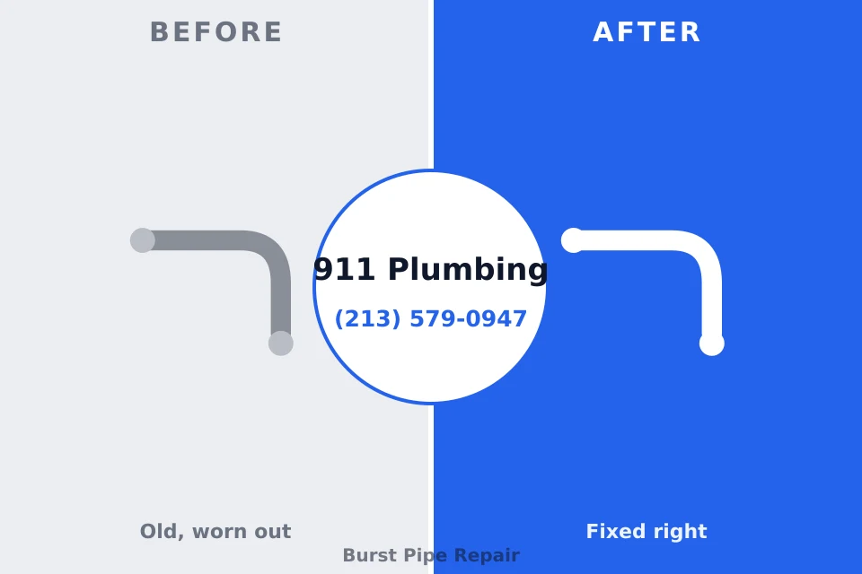 Before and after: plumbing company Cedaredge, CO